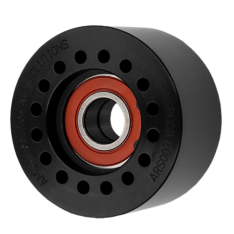 76 MM x 10 Rib Smooth Billet Pulley - Double Bearing